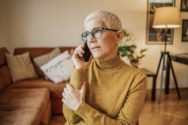 Woman on the phone